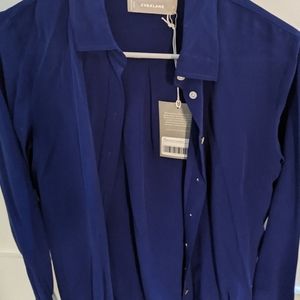 Everlane clean silk shirt
